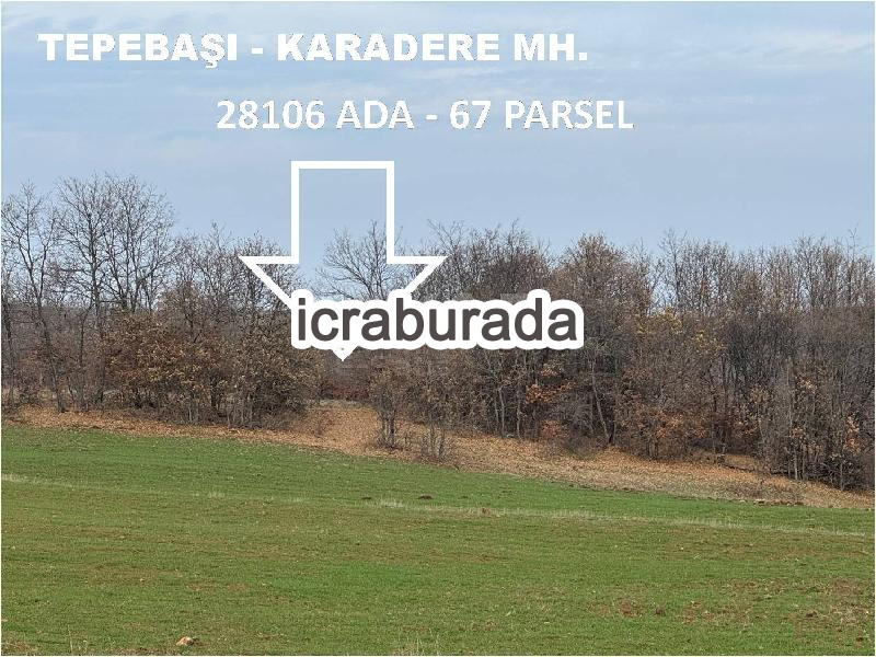 icralık  m2 Tarla Eskişehir Tepebaşı Karadere