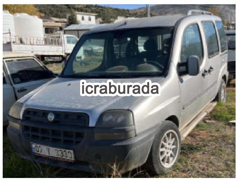 icralık Fiat  DOBLO 1.9 JTD  Kamyonet Belirtilmedi Belirtilmedi Belirtilmedi