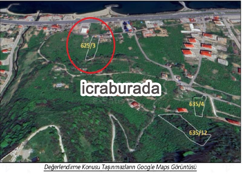 icralık  m2 Diger Trabzon Arsin Güzelyali