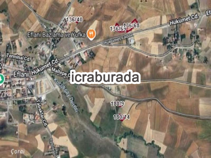 icralık  m2 Tarla Karabük Eflani Candaroğullari