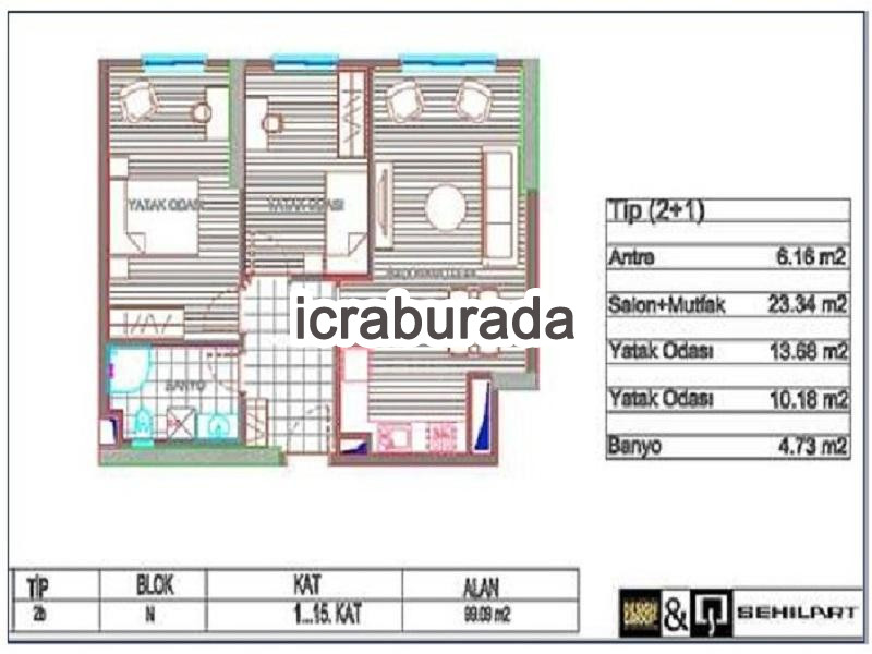 icralık 108 m2 Daire İstanbul Esenyurt Çinar