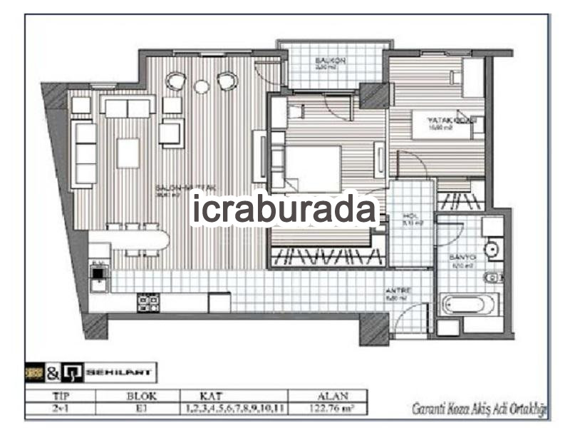 icralık 80 m2 Daire İstanbul Esenyurt Çinar