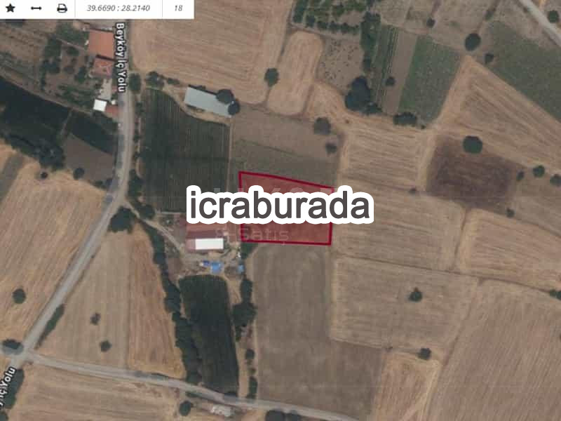 icralık  m2 Tarla Balıkesir Kepsut Beyköy