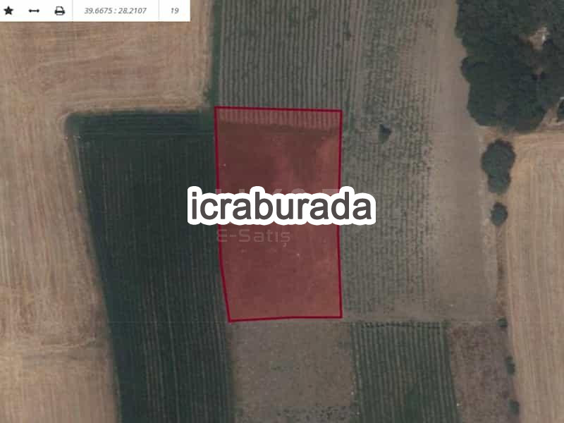 icralık  m2 Tarla Balıkesir Kepsut Beyköy
