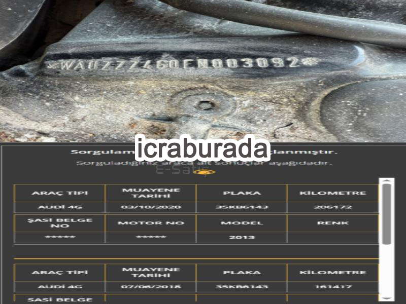 icralık Audi  Otomobil Belirtilmedi Belirtilmedi Belirtilmedi