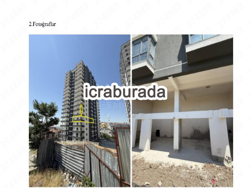 icralık  m2 Daire Ankara Keçiören Kuşcağiz