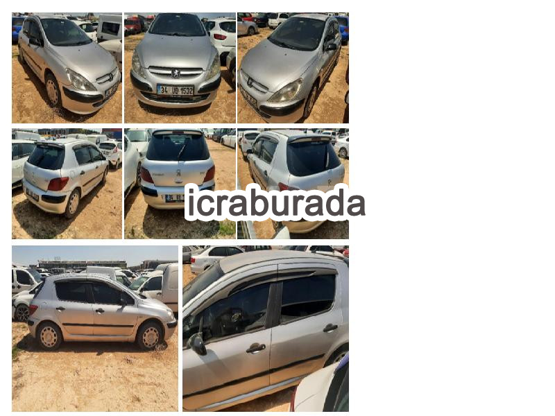icralık Peugeot  5 P  Otomobil Belirtilmedi Belirtilmedi Belirtilmedi