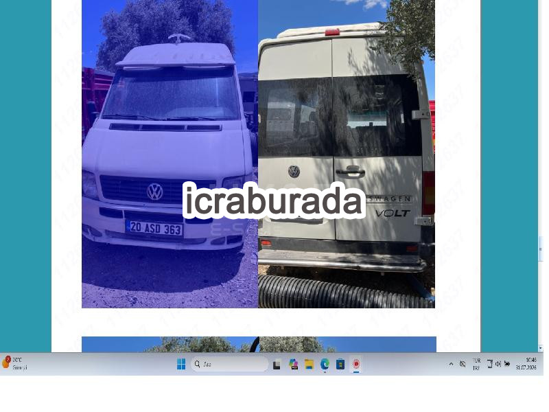 icralık Volkswagen Volt Minibüs Muğla Milas Milas