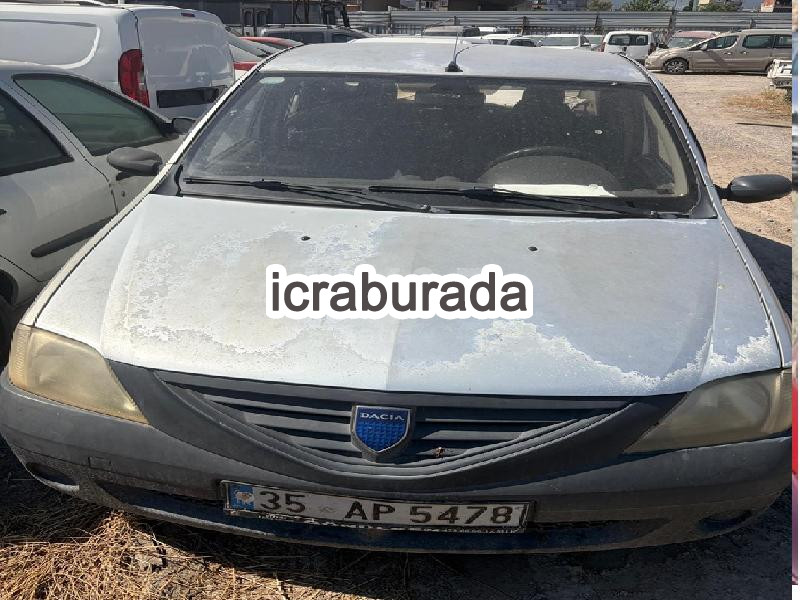 icralık Dacia  LOGAN 1.4  Otomobil Belirtilmedi Belirtilmedi Belirtilmedi