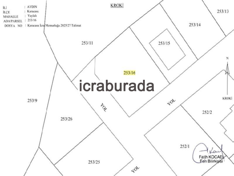 icralık 3 m2 Daire Aydın Karacasu Yaylali