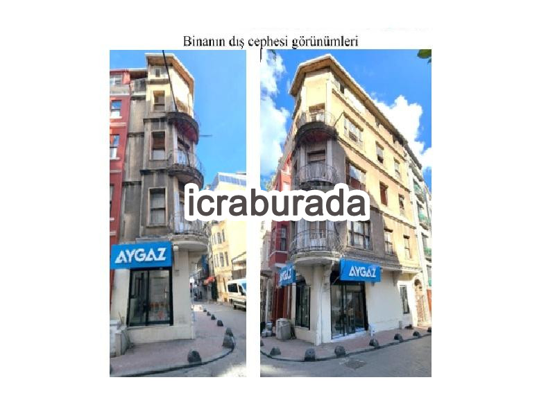 icralık  m2 Apartman İstanbul Beyoğlu Hüseyinağa