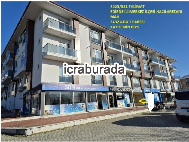 icralık 5 m2 Daire Edirne Merkez Hacilarezani
