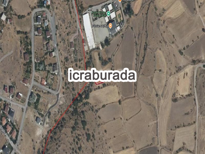 icralık  m2 Arsa Kayseri Talas Endürlük