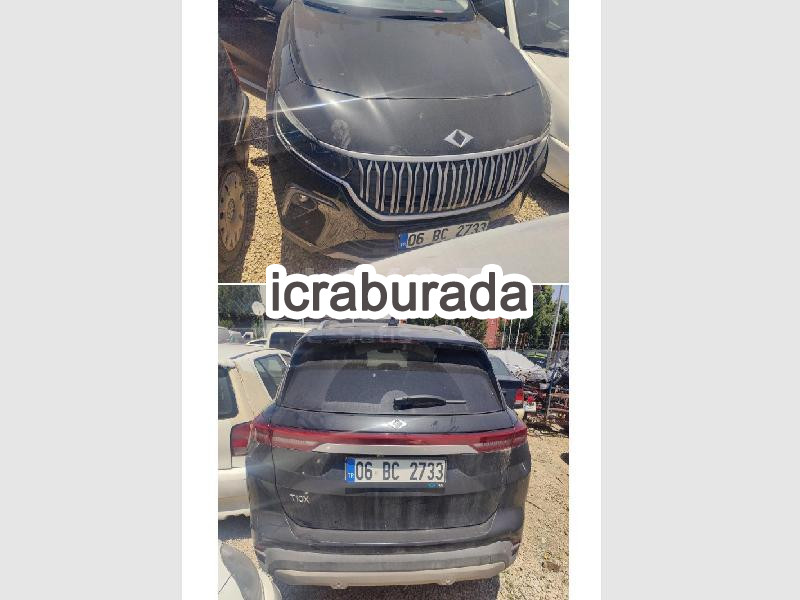 icralık Togg  TGT T10X  Otomobil Belirtilmedi Belirtilmedi Belirtilmedi