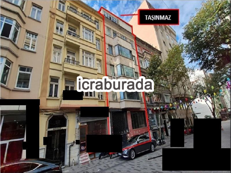 icralık  m2 Apartman İstanbul Beyoğlu Şehitmuhtar