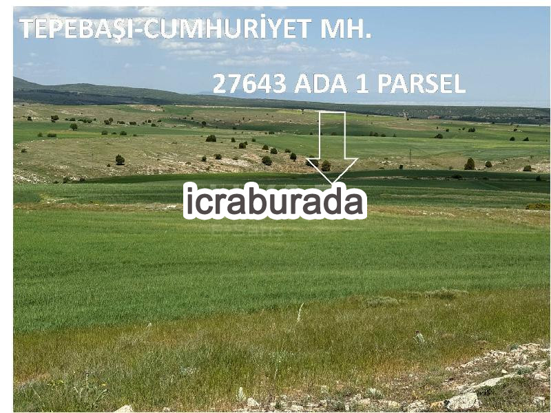 icralık  m2 Tarla Eskişehir Tepebaşı Cumhuriyet (Sekiören)