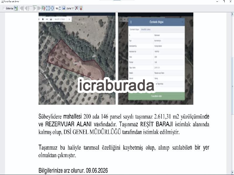 icralık  m2 Diger Balıkesir Burhaniye Sübeylidere