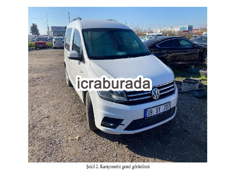 icralık Volkswagen  2KN  Kamyonet Belirtilmedi Belirtilmedi Belirtilmedi