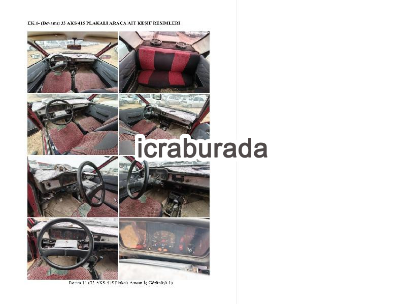 icralık Renault  R1179TX5VT  Otomobil Belirtilmedi Belirtilmedi Belirtilmedi