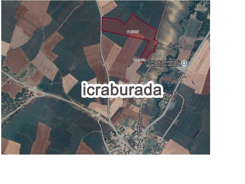 icralık  m2 Tarla Kırklareli Vize Çüvenli