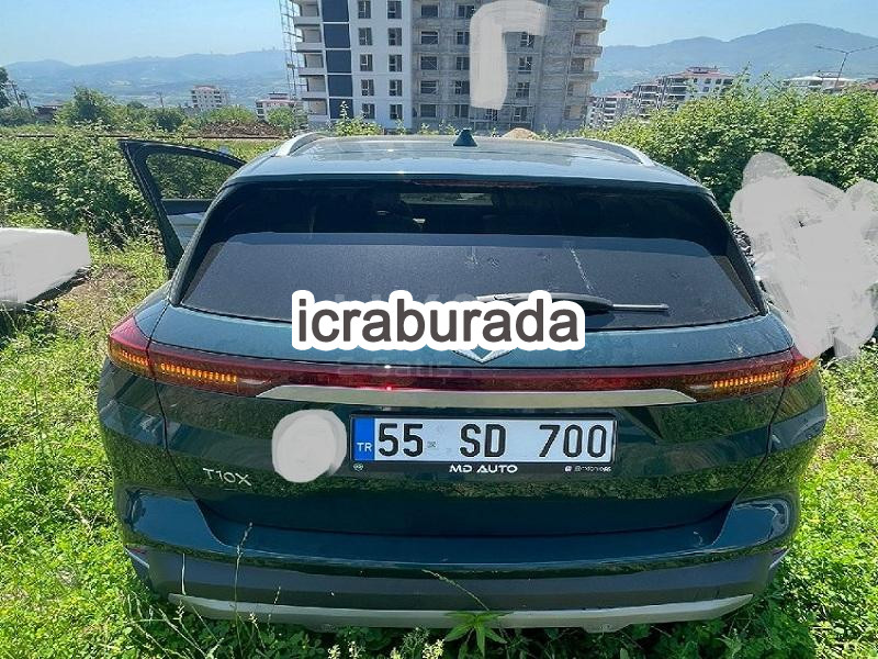 icralık Togg  TGT  Otomobil Belirtilmedi Belirtilmedi Belirtilmedi