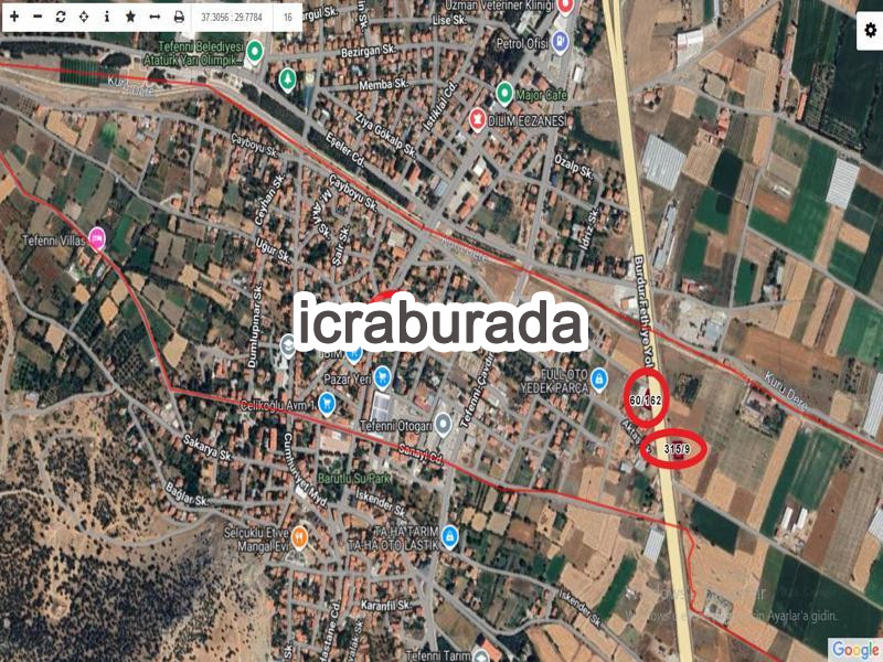 icralık  m2 Diger Burdur Tefenni Kir